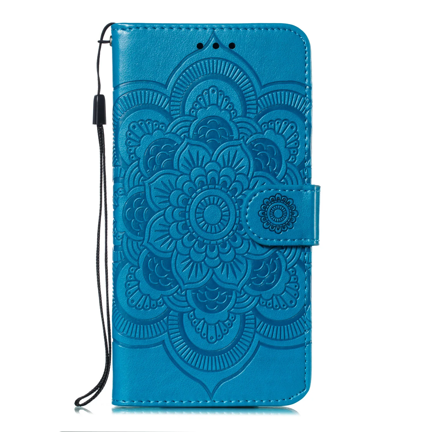 Кожаный чехол XS Max Sun mandala для iPhone XR X XS 7 8, чехол для iPhone 7 8 Plus, чехол-книжка, кошелек, цветочный телефонный корпус