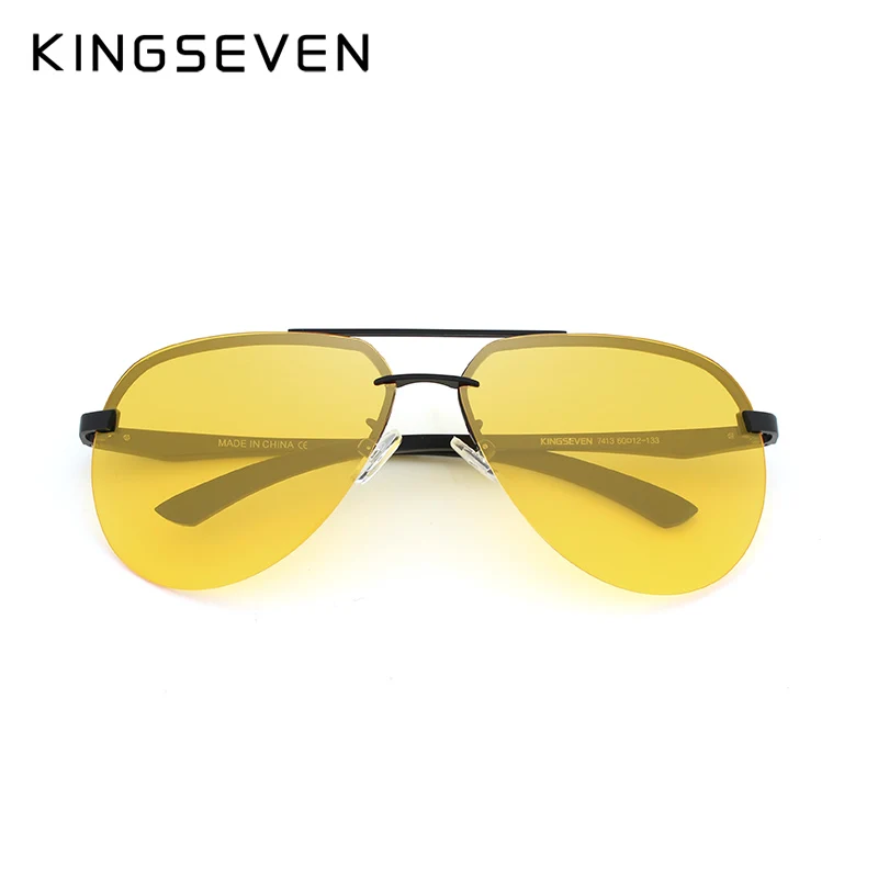 KINGSEVEN, поляризационные солнцезащитные очки ночного видения, мужские, оригинальная коробка, очки для женщин, дизайнерские очки для отдыха, Oculos de sol Eyewea