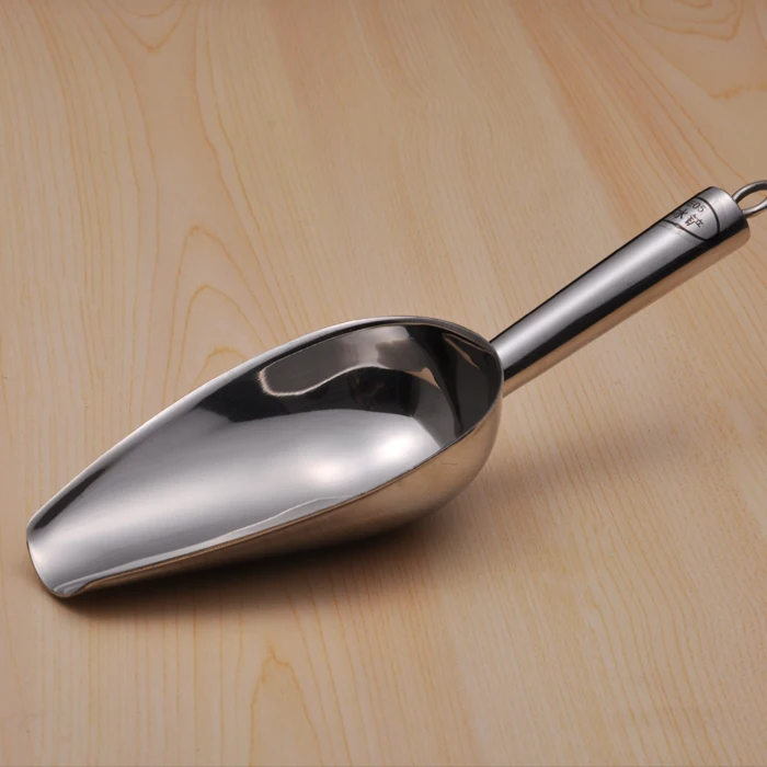 

Thickened stainless steel ice scoop