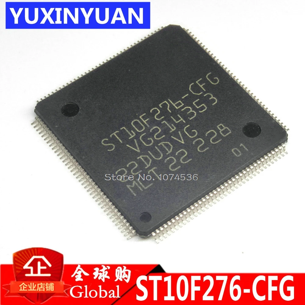 10 шт./лот ST10F276-CFG ST10F276 10F276 QFP QFP144 16-битный микроконтроллер с блоком 832 Kbyte