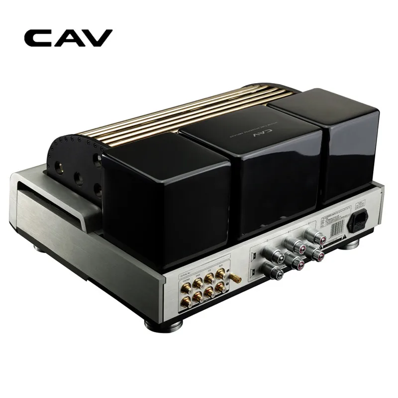 CAV T50 ламповый усилитель 2 0 CH HIFI стерео Pendote Аудио высококачественный алюминиевый