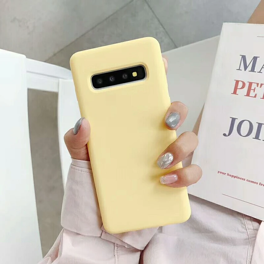 S10 оригинальный высококачественный силиконовый защитный чехол для Samsung Galaxy Plus