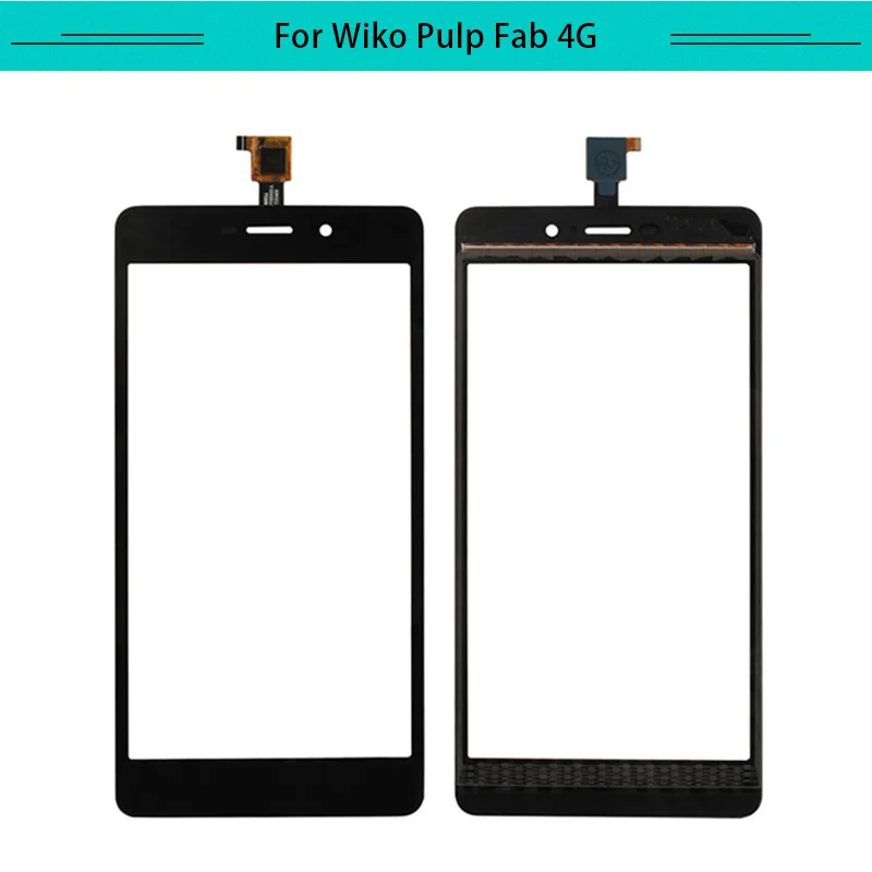 20 шт./лот сенсорный экран для Wiko pulp fab 4G стекло дигитайзер Сенсорная панель Замена Бесплатная