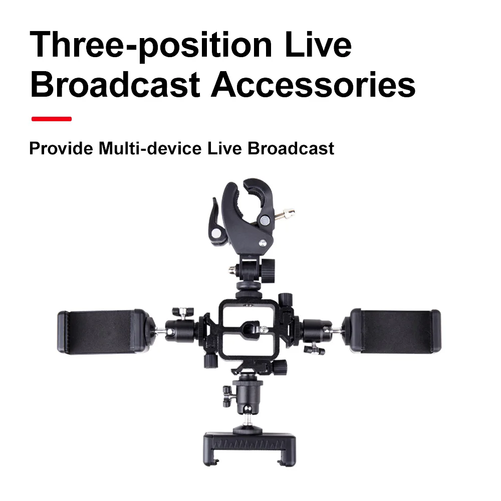 Yizhestudio Muti-funcation 10 дюймов 26 см светодиодный кольцевой светильник для селфи для фотосъемки видео живой макияж лампа с держателем для телефона камеры