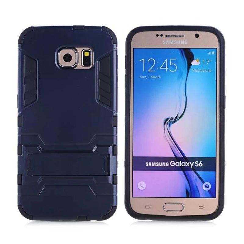 Для samsung Galaxy S6 edge Plus S6edge жесткий тонкий гибридный защитный чехол из ТПУ +