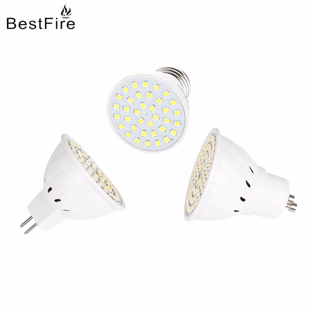 AIMIHUO светодиодный лампы Точечный светильник 3 Вт 5 7 MR16 GU10 E27 2835 SMD светодиодные 110 В