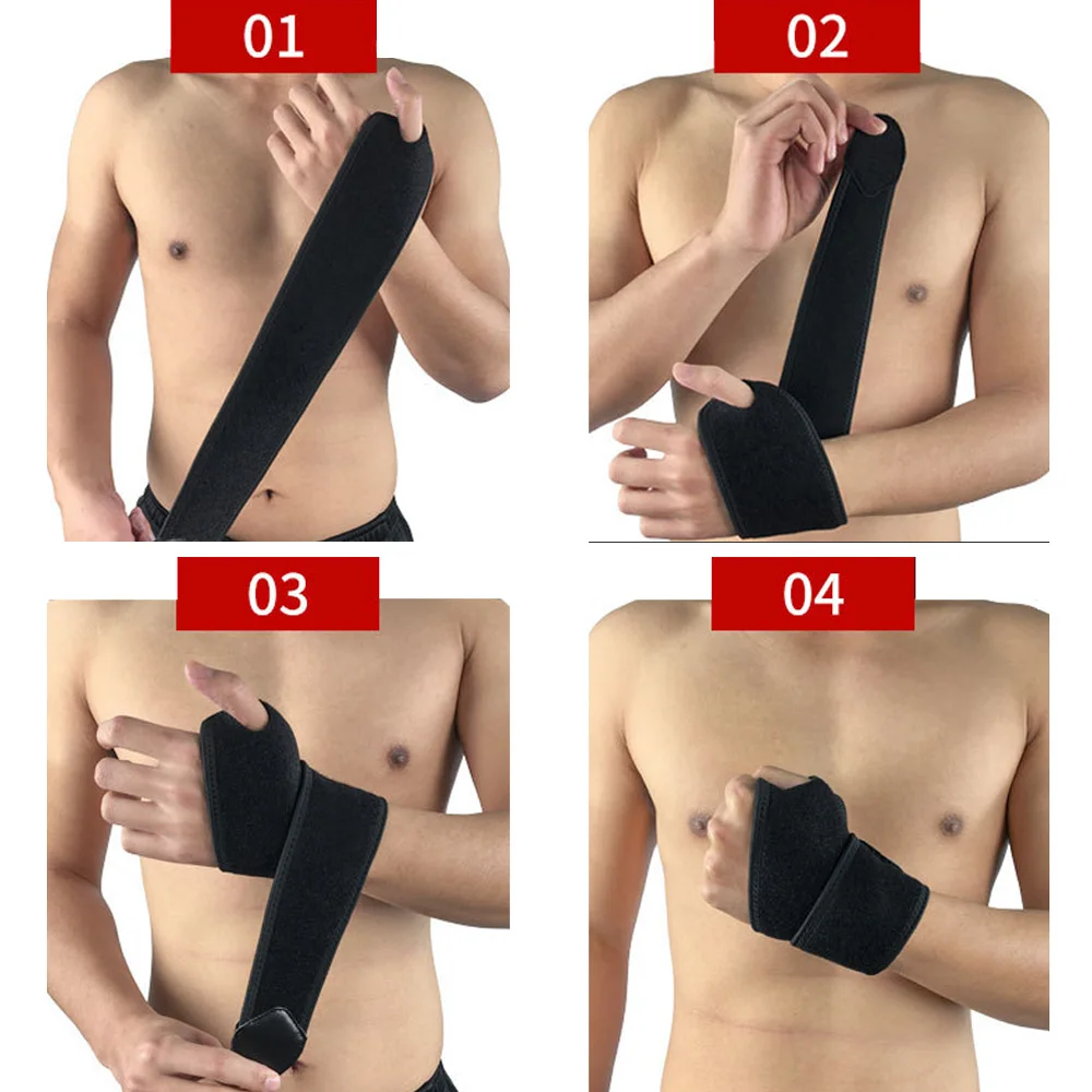 Регулируемый ручной браслет защита запястья спортивный поддержка Тяжелая