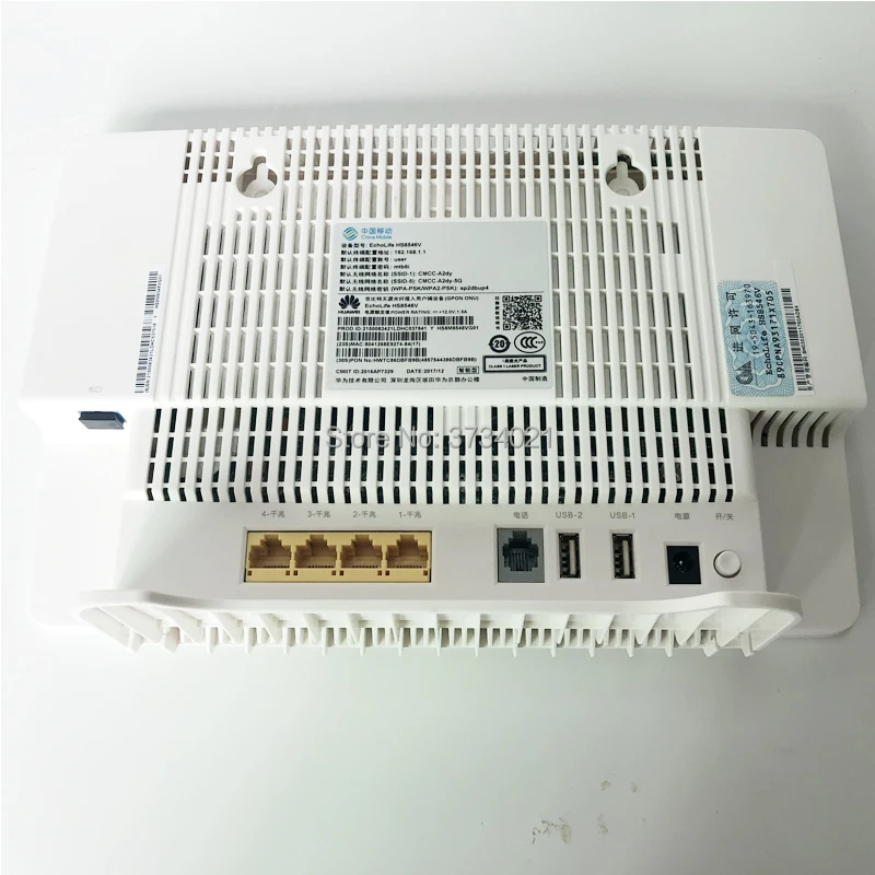 Высококачественный HUAWEI HS8546V GPON ONU ONT с китайским логотипом мобильного телефона 4GE +