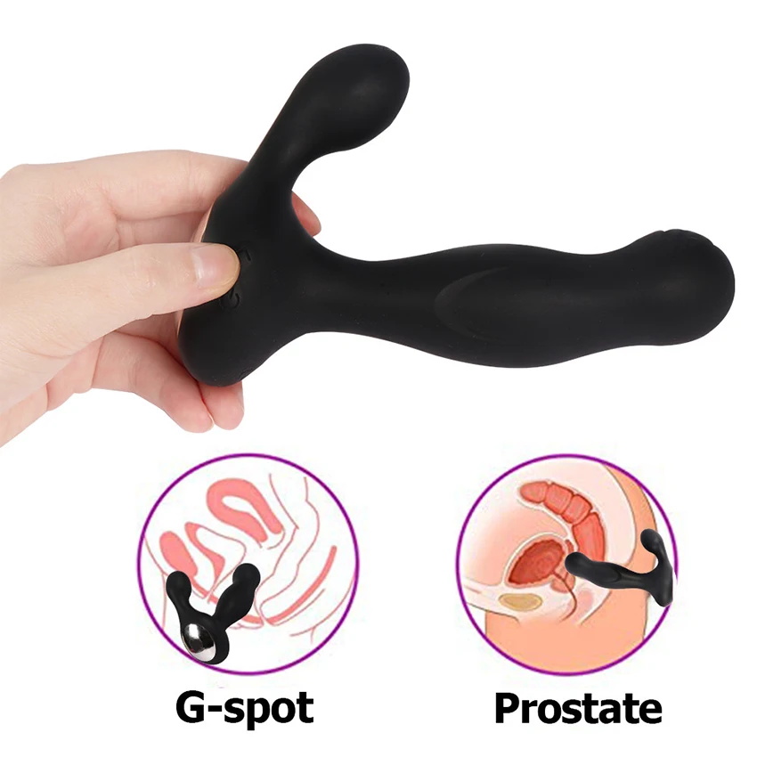 MLSice Для женщин G Spot Анальная пробка Вибратор массажер простаты анальный