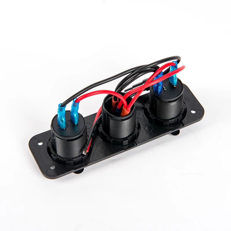 12/24V 5 V/4.2A автомобиля Зарядное устройство мотоцикл Plug Dual USB адаптер+ Напряжение+ гнездо для автомобильного прикуривателя сигареты Зарядное устройство с переключателем