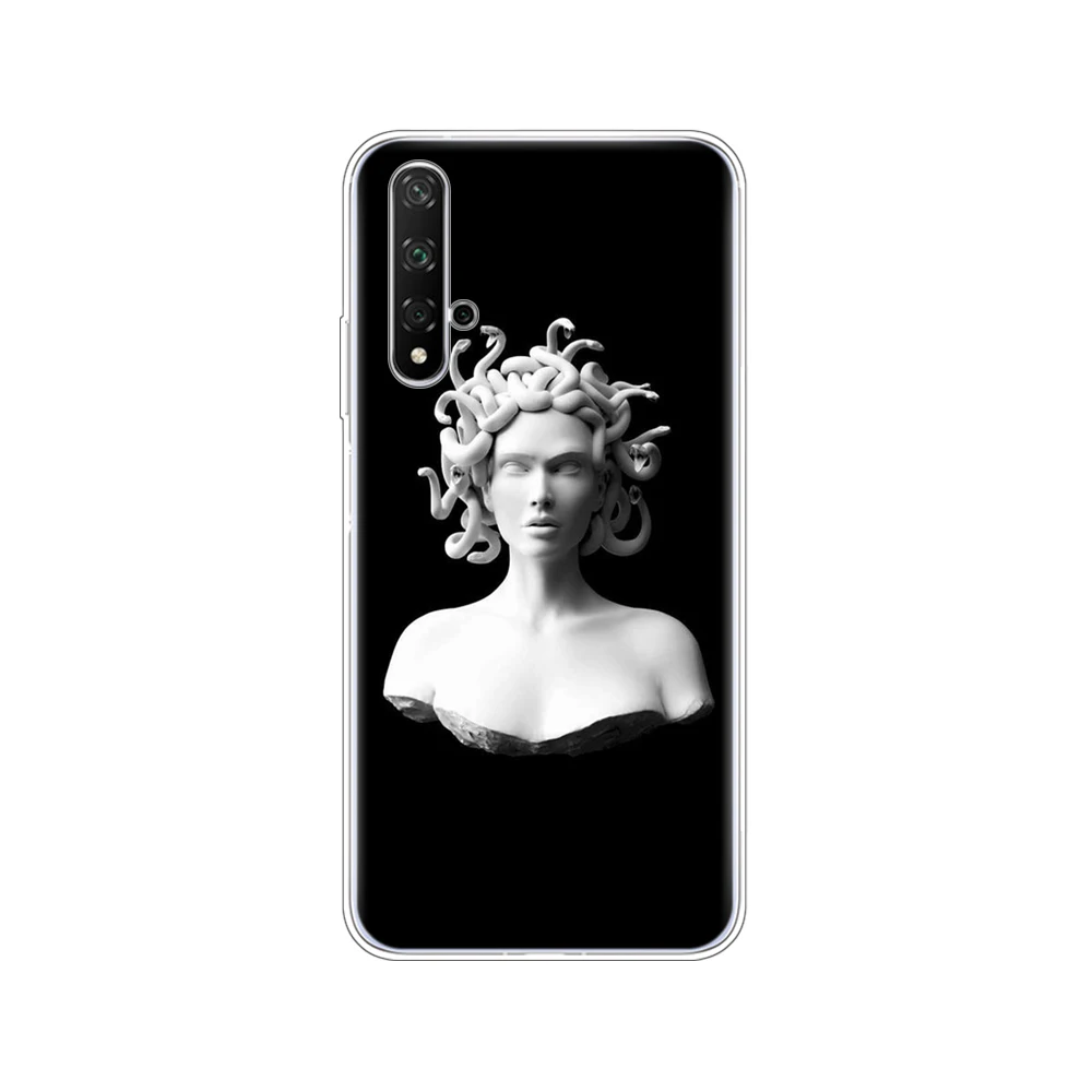 80168 Чехол для Honor 20, силиконовый чехол на заднюю панель, чехол для телефона Huawei Honor 20 Pro Lite Honor20, YAL-L21, YAL-L41, роскошный мультяшный рисунок - Цвет: 80168