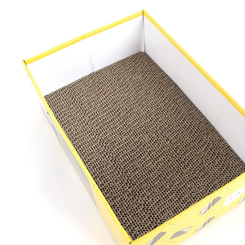 Fashion Corrugated Dog Cat Bed Scratch Board Box Claw Toy Carton For Sleeping Mat Pet Kitten Sofa | Дом и сад