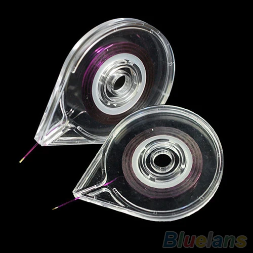 Чехол с клейкой лентой для нейл арта держатель коробки простой в использовании