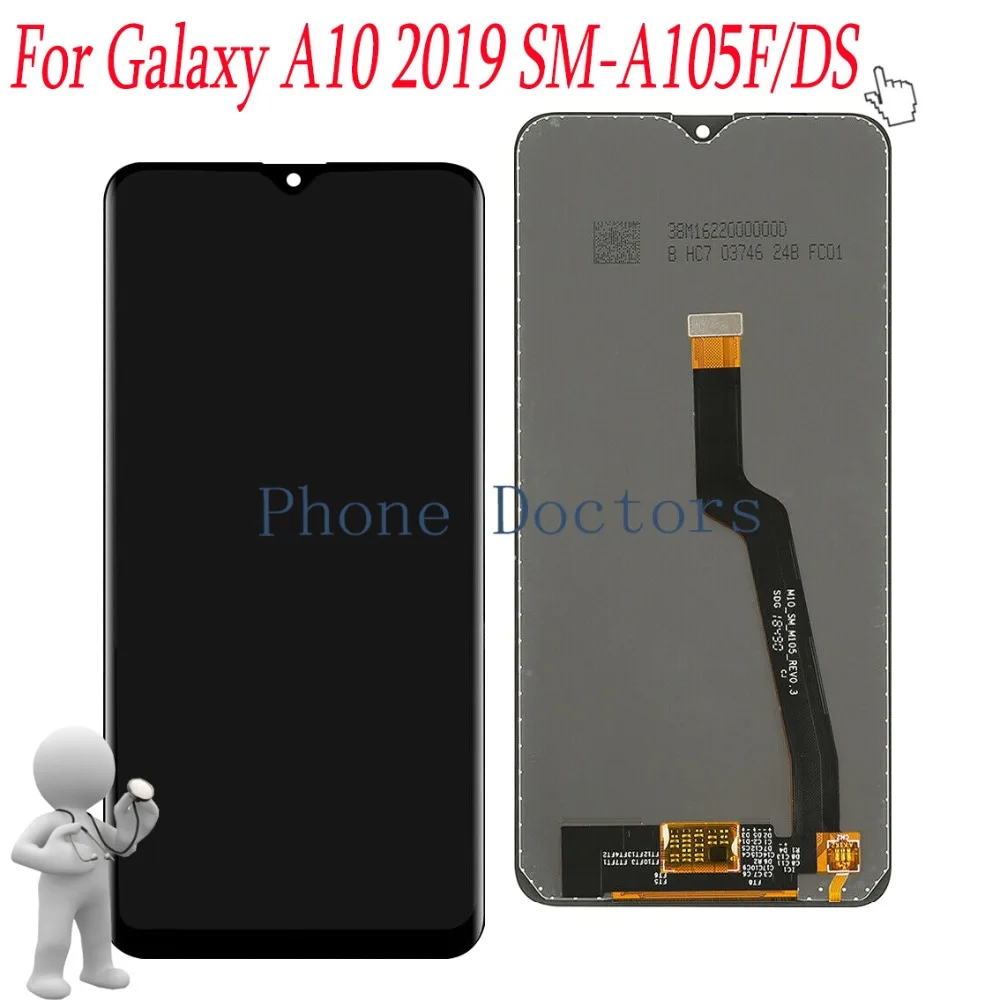 6 22 &quotAAA Качество ЖК дисплей для samsung Galaxy A10 2019 SM A105F/DS A105 Дисплей + Сенсорный экран
