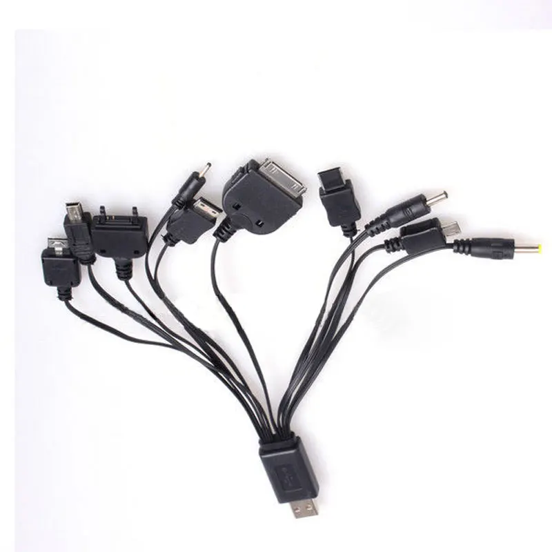 Ingelon Universal USB Charger 10in1 Adapter Cable 2019 Popular Charging Splitter For Sony Ericsson Samsung PSP iphone LG Charge | Мобильные