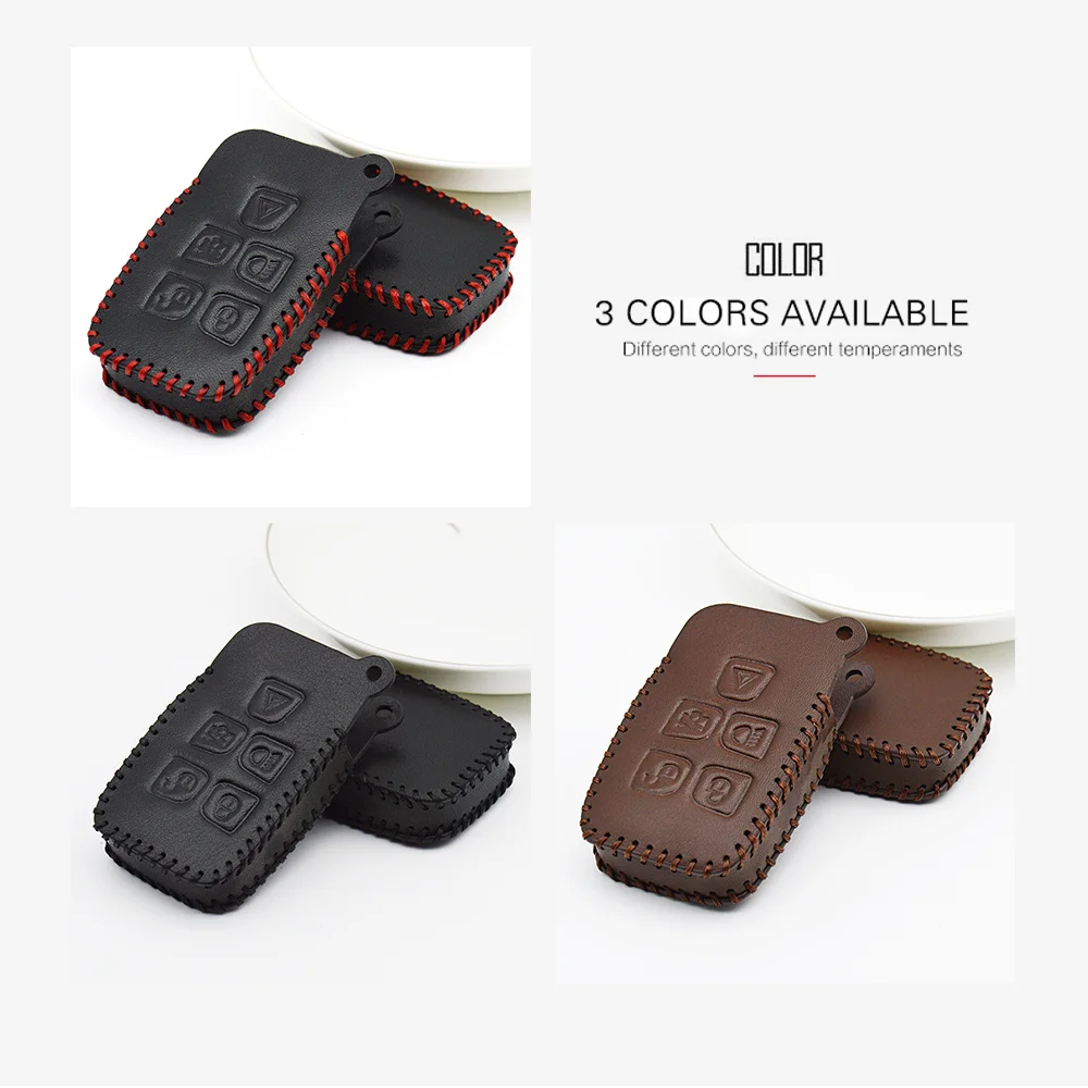 Кожаный чехол для автомобильного ключа Land Rover Defender Freelander 2 A8 A9 X9 Discovery 3 4 аксессуары