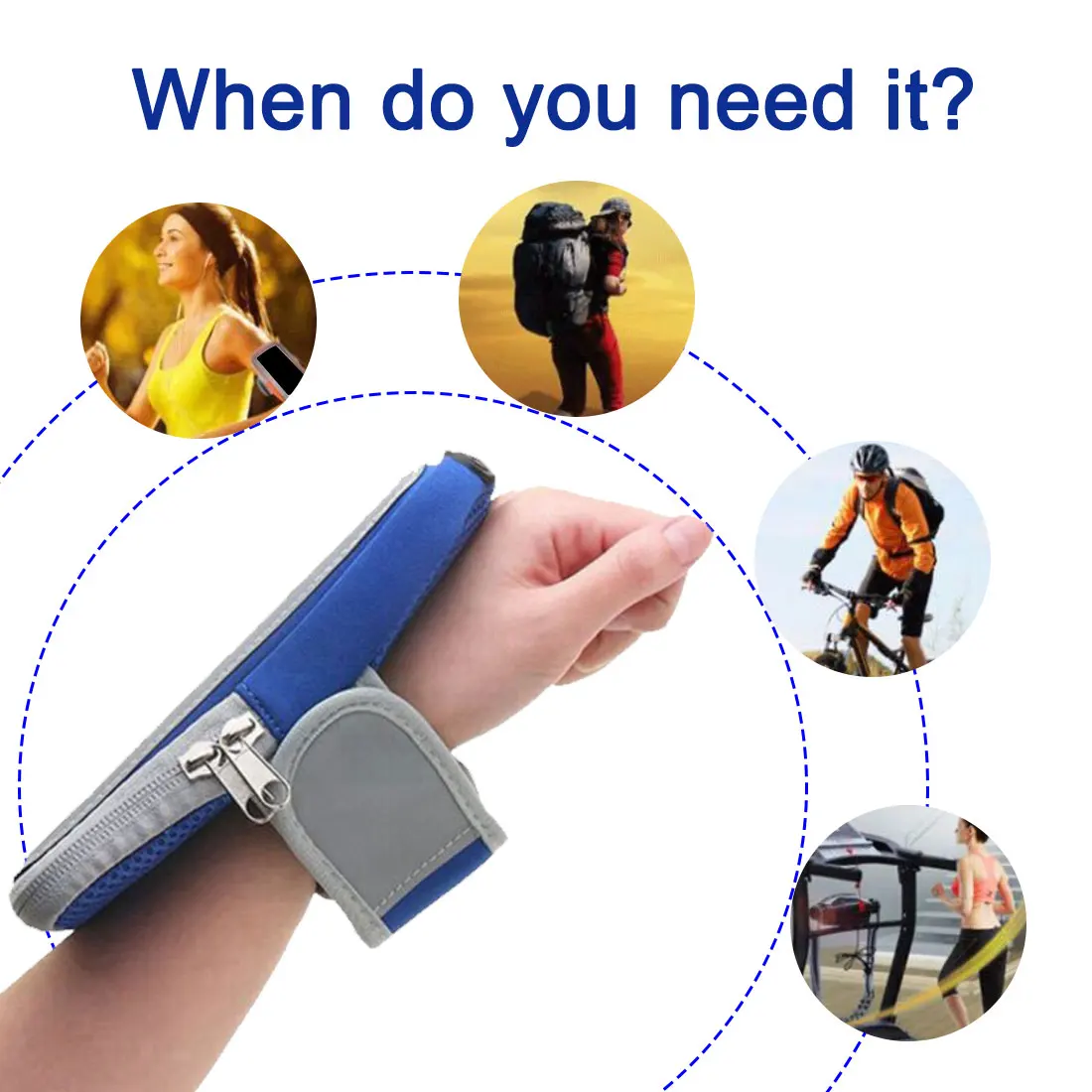 Universal Mobile Phone Bags Holder Outdoor Sport Arm Pouch Bag For Phone On Hand Sports Running Armband Bag Case