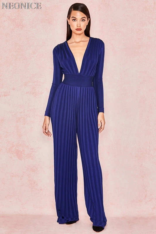 Новинка 2019 женские свободные комбинезоны с завязками эластичный комбинезон для