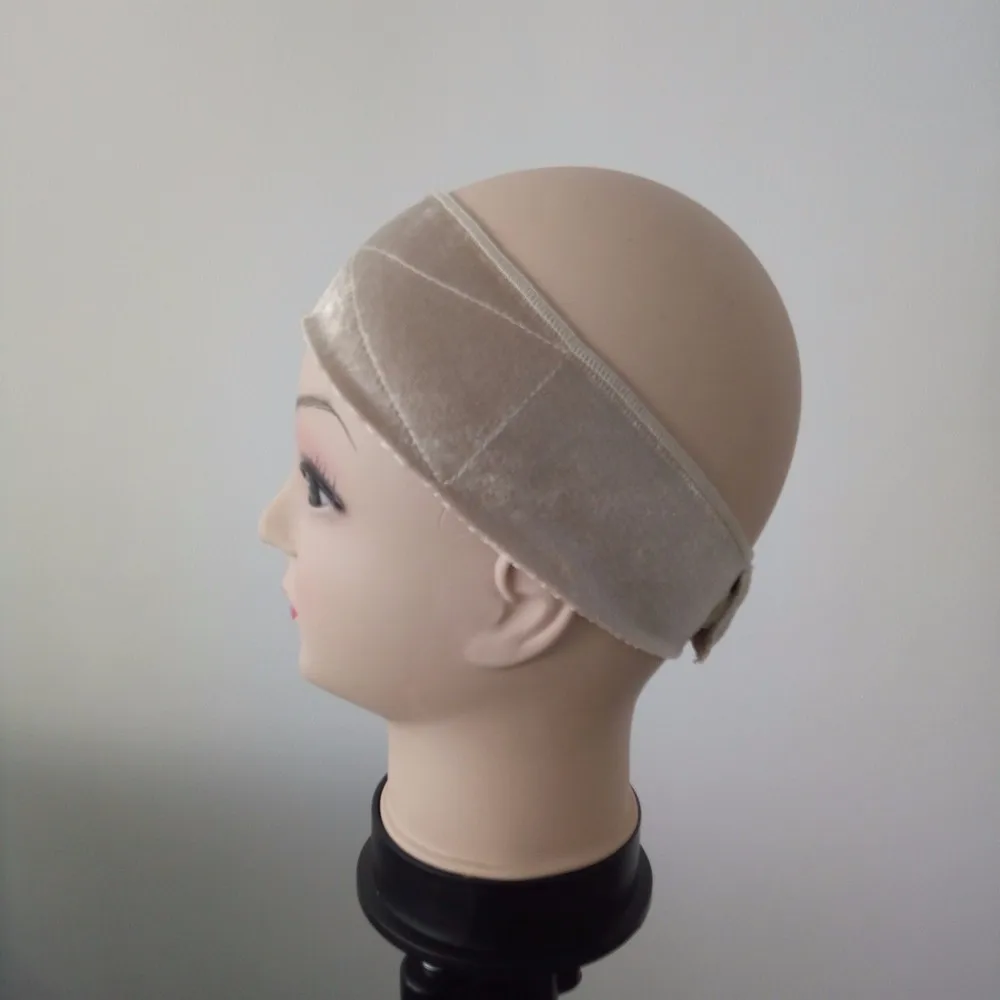 3 шт блонд новый гибкий бархатный парик Зажим шарф головная повязка для волос