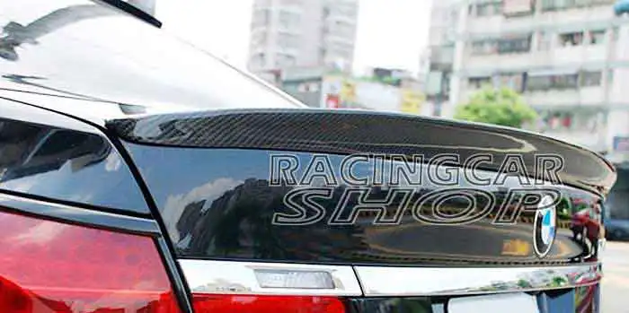 Стильный настоящий спойлер для багажника из углеродного волокна подходит BMW F01