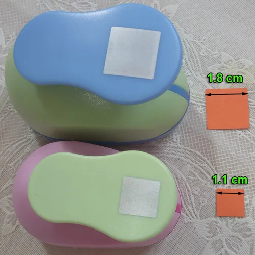 2pcs as shown 18 мм-53 мм квадратный в виде корабля дырокол для скрапбукинга школы DIY бумажный резак EVA пены геометрические дырокол - Цвет: 2pcs as shown