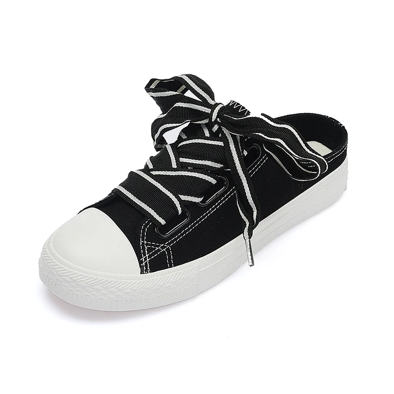 Кроссовки женские холщовые Вулканизированная подошва на платформе повседневная