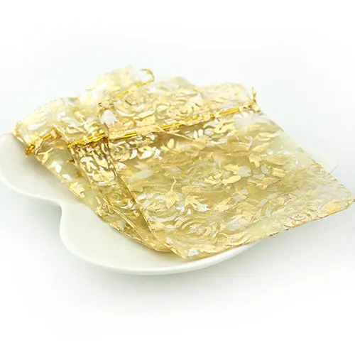 4 - 100pcs Органза Упаковочные пакеты Пакеты для свадебных подарков 100 шт./упак. смешаны в случайном порядке, тянущаяся органза Pouches10x12cm Bolsas de мешки из органзы - Цвет: 4 - 100pcs