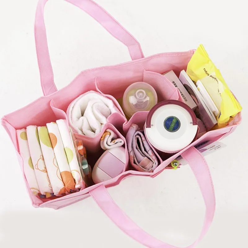 Сумка для подгузников для мамы, многофункциональная, 7 мест, органайзер для детей, сумка для подгузников, Детская щетка, чехол для хранения бутылок
