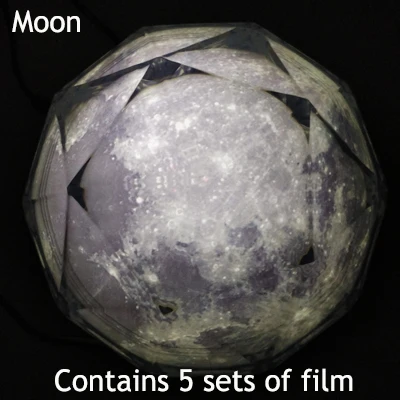 Moon Магия планетарный проектор вселенная световой игрушечные лошадки сна ночник Красочные Поворотный звездное небо лампы проектора для малыша рождеств - Цвет: Moon