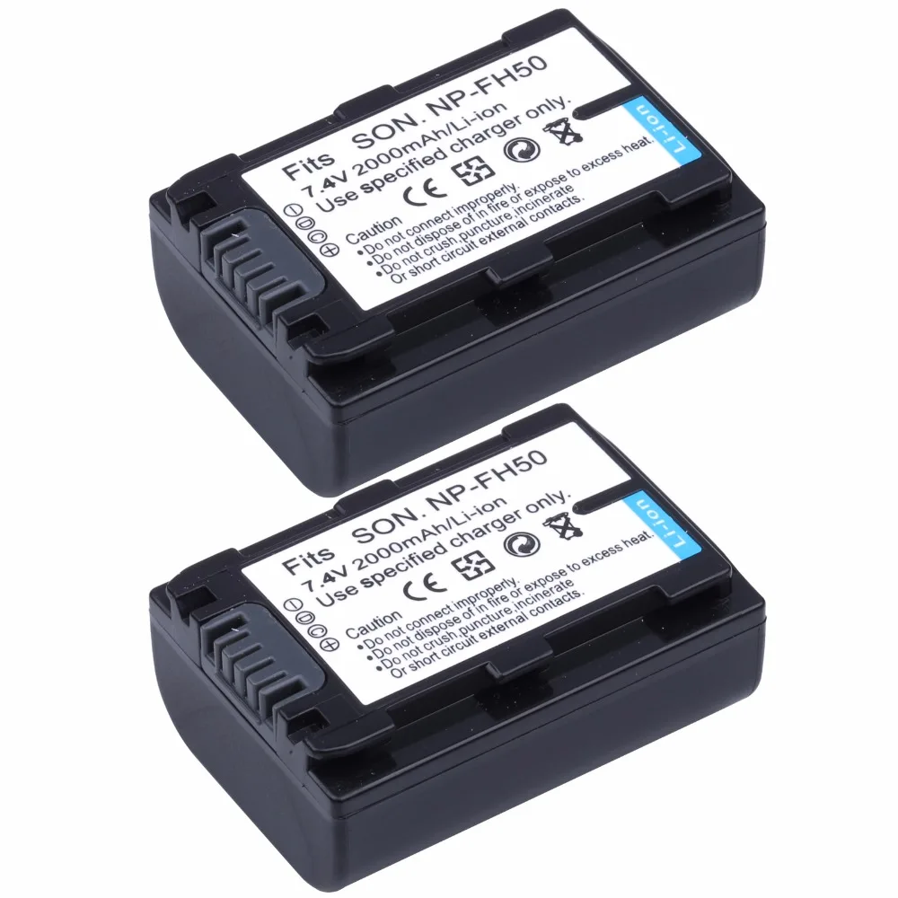 4 шт. Probty NP-FH50 NP FH50 батарея + USB двойное зарядное устройство для Sony A230 A330 A290 A380 A390