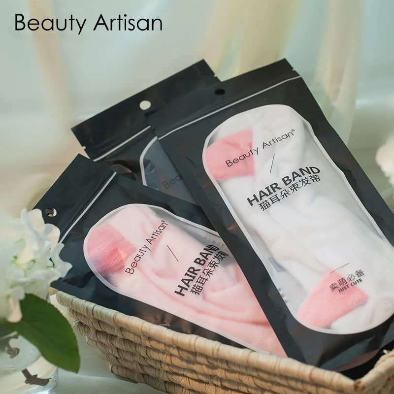 Хлопковая повязка на голову с кошачьими ушками 3 цвета | Красота и здоровье