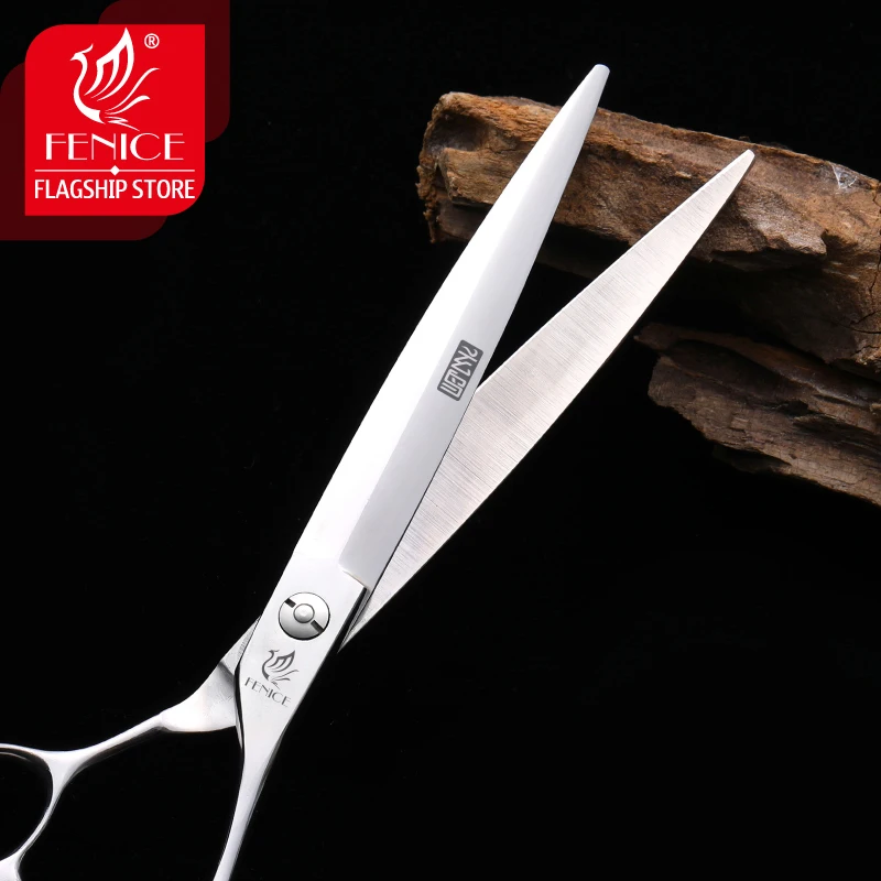 

Fenice 7.25 inch Pets Professional Grooming Cutting Scissors Small Large Dogs Hair Cutting Shears JP 440C Stainless Steel