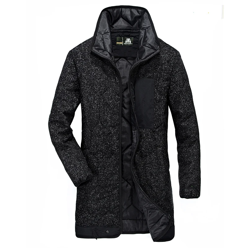 QiyuanLS зимняя куртка парки брендовая мужская одежда повседневная Куртки пальто