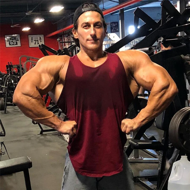 Майка для бодибилдинга Muscleguys мужская майка Стрингер фитнеса без рукавов Мужская
