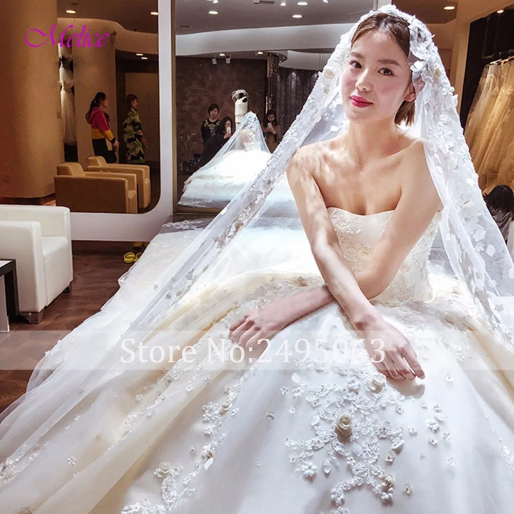 Женское свадебное платье без бретелек Fmogl винтажное ТРАПЕЦИЕВИДНОЕ ПЛАТЬЕ с