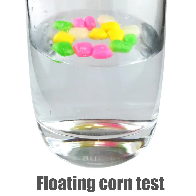 Фото 50 or 100pcs Colored Pop Up Corn Soft Bait Carp Fishing Boilies Flavoured Grass Baits Floating Water Pellet Creamy Silicone Lure №3