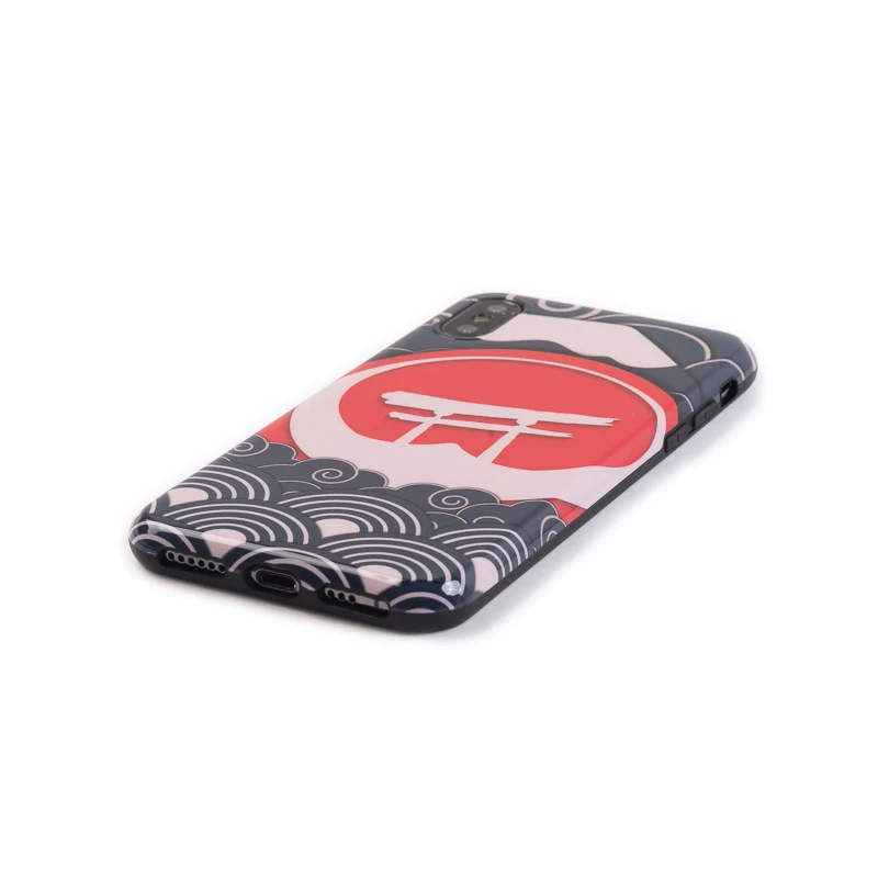 Роскошная брендовая глянцевая крышка кожа ТПУ чехол для iPhone 6S 7 7plus 8 8plus X XR XS MAX