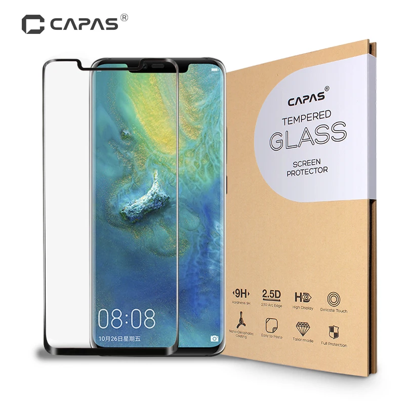 Для huawei mate 20 Pro закаленное стекло полное покрытие протектор экрана защита lcd