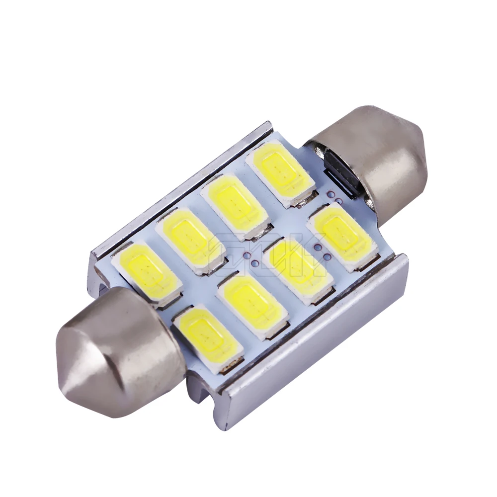 4x Автомобильный светодиодный фестон 8led c5w 8smd 5630 5730 festoon 36 мм CANBUS OBC безотказный