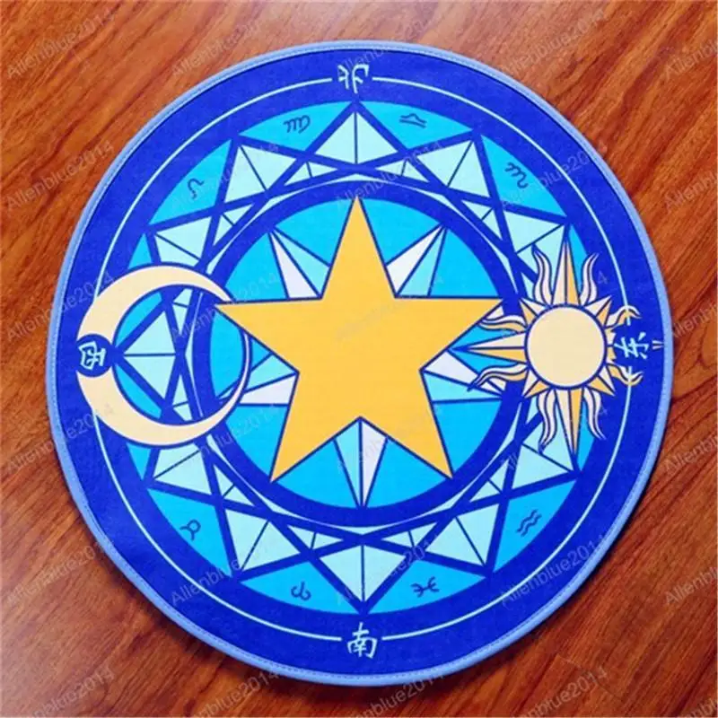 Аниме Cardcaptor Sakura KINOMOTO SAKURA одеяло ковер женский круглый ковер косплей реквизит