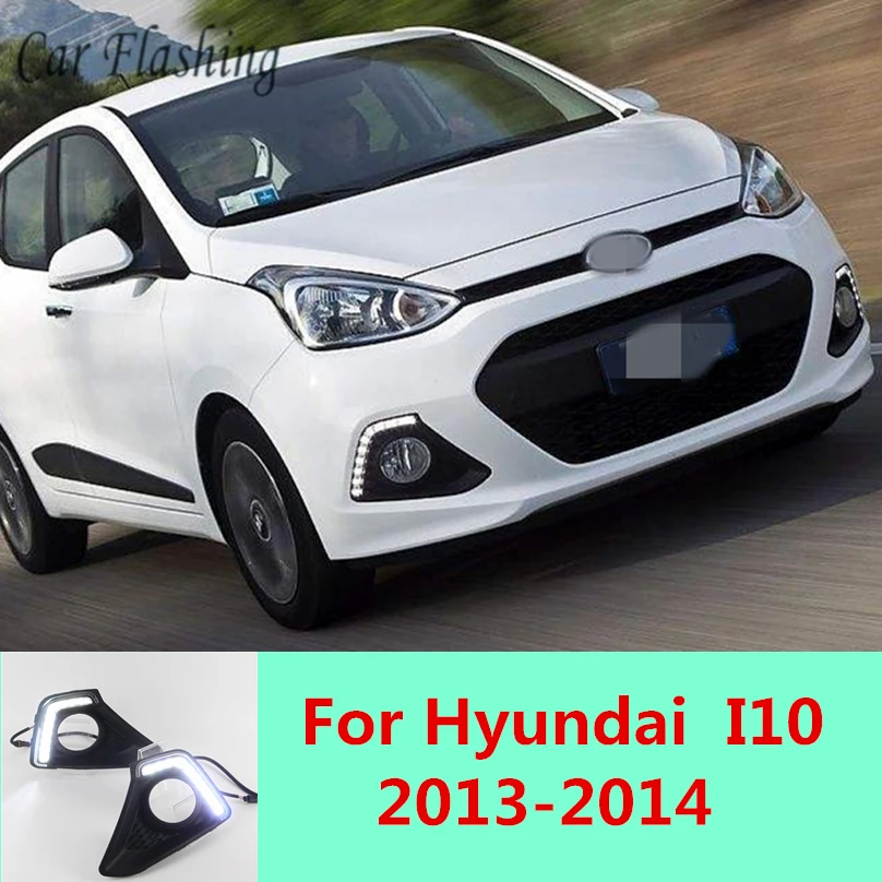 1 комплект автомобильные светодиодсветодиодный дневные ходовые огни для Hyundai I10