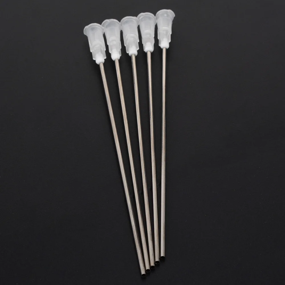 5Pcs Syringe Needle Tips 4&quot 14Ga Blunt Dispensing Adhesive Stainless Steel For Jewelry Or Filling The Ink|Эпоксиды| |