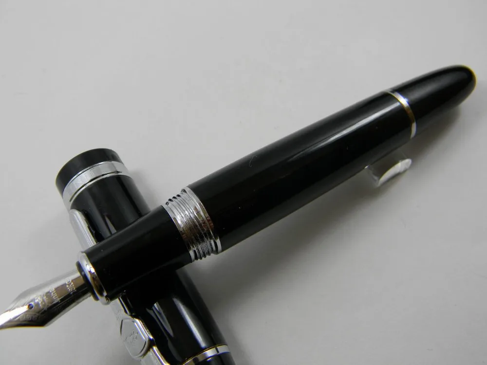 JINHAO 159 яркая черная авторучка М перо спиральный твист