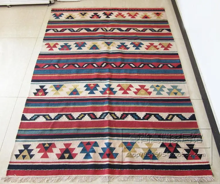 Высококачественный турецкий ковер kilim ручной работы из чистой шерсти