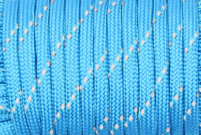 sky blue reflective GEGEDA светоотражающий Паракорд 550 фунтов 7 нитей для выживания 7 нитей футов для скалолазания, кемпинга, выживания, Паракорд - Цвет: sky blue reflective