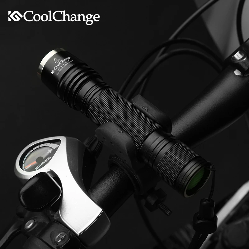 Велосипедный светодиодный фонарик CoolChange 1000 лм 5 режимов фары CREE T6 для велосипеда