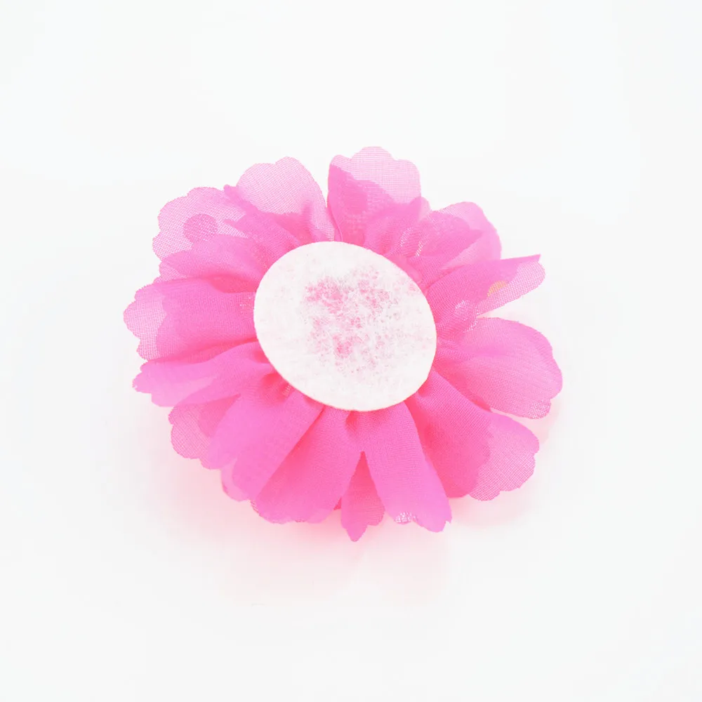 Цветок Шифоновый в горошек для детей 32 шт./лот 7 0 см аксессуары волос