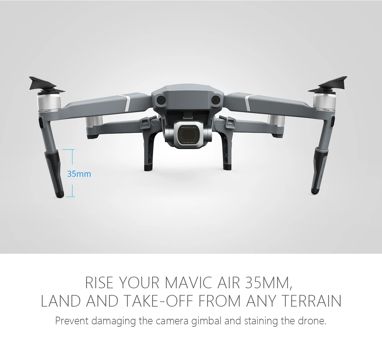 PGYTECH Mavic 2 Расширенная посадочная Шестерня Поддержка протектор Расширение Замена подходит для DJI Mavic 2 Pro Zoom Drone аксессуары