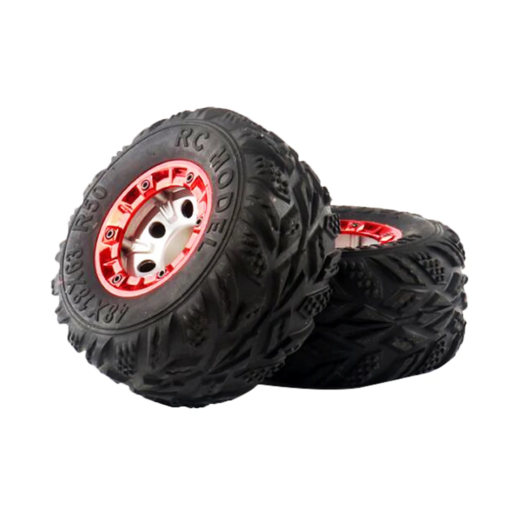 2 шт. 1:12 весы RC Bigfoot автомобильный Грузовик запасные части 100 мм резиновые шины 12