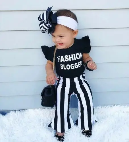 Детская футболка с рюшами и буквенным принтом для маленьких девочек Футболка